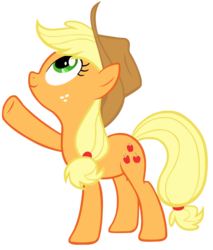 Size: 966x1136 | Tagged: safe, artist:cloudy glow, applejack, g4, female, simple background, solo, transparent background, vector