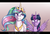 Size: 1024x693 | Tagged: safe, artist:8bitamy, artist:vicse, princess celestia, twilight sparkle, alicorn, pony, g4, caption, collaboration, female, implied flash sentry, implied flashlight, implied shipping, implied straight, mare, subtitles, twilight sparkle (alicorn), wingboner