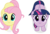 Size: 9841x6665 | Tagged: dead source, safe, artist:owlisun, fluttershy, twilight sparkle, alicorn, pony, g4, my little pony: friendship is magic, the hooffields and mccolts, absurd resolution, cute, duo, female, from above, high angle, looking up, mare, shyabetes, simple background, transparent background, twiabetes, twilight sparkle (alicorn), vector