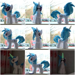 Size: 2400x2400 | Tagged: safe, artist:egalgay, dj pon-3, vinyl scratch, g4, handmade, high res, irl, photo, plushie, solo