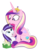 Size: 770x980 | Tagged: safe, artist:dm29, princess cadance, oc, oc:violet starshine, g4, cute, cutedance, duo, julian yeo is trying to murder us, ocbetes, offspring, parent:princess cadance, parent:shining armor, parents:shiningcadance, simple background, transparent background