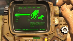 Size: 1920x1080 | Tagged: safe, fluttershy, deathclaw, g4, fallout, fallout 4, mod, pipboy