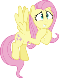 Size: 4565x6000 | Tagged: safe, artist:slb94, fluttershy, g4, the hooffields and mccolts, absurd resolution, cute, female, simple background, smiling, solo, transparent background, vector