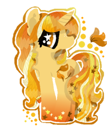 Size: 393x451 | Tagged: safe, artist:xxoffonatangentxx, oc, oc only, oc:stargrown glow, gradient hooves, gradient mane, simple background, solo, starry eyes, stars, transparent background, universe pony, wingding eyes