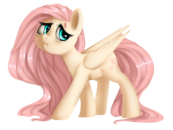 Size: 1600x1200 | Tagged: safe, artist:yukomaussi, fluttershy, g4, female, simple background, solo, transparent background