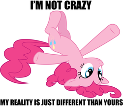 Size: 1068x925 | Tagged: safe, artist:delzepp, pinkie pie, g4, female, image macro, meme, motivational, solo, vector