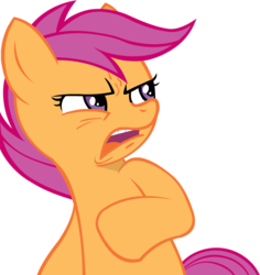 Size: 2111x2235 | Tagged: safe, scootaloo, g4, ew gay, female, high res, meme, simple background, solo, transparent background