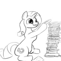 Size: 500x500 | Tagged: safe, oc, oc only, oc:ruby (8chan), /pone/, 8chan, grayscale, hard drives, monochrome