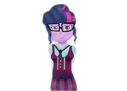 Size: 700x500 | Tagged: safe, artist:joaz-cianbrony, sci-twi, twilight sparkle, equestria girls, g4, my little pony equestria girls: friendship games, clothes, crystal prep academy uniform, female, school uniform, solo