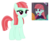 Size: 486x394 | Tagged: safe, artist:berrypunchrules, melon mint, equestria girls, g4, my little pony equestria girls: friendship games, background human, clothes, crystal prep academy uniform, equestria girls ponified, female, picture-in-picture, ponified, school uniform, simple background, solo, transparent background