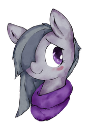 Size: 603x852 | Tagged: safe, artist:mrpotat0wned, marble pie, g4, hearthbreakers, female, portrait, simple background, solo