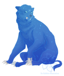 Size: 849x1000 | Tagged: dead source, safe, artist:bellmod, oc, oc only, oc:blue, bear, ursa, ursa major, simple background, sitting, solo, species swap, transparent background, watermark