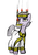 Size: 444x633 | Tagged: safe, artist:magello, limestone pie, earth pony, pony, g4, candle, candle crown, candle holder, clothes, colored, female, lidded eyes, limestone pie is not amused, mare, open mouth, saint lucy, saint lucy's day, simple background, solo, standing, turned head, unamused, white background