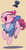 Size: 650x1270 | Tagged: safe, artist:foudubulbe, pinkie pie, earth pony, pony, comic:damp rocks, g4, adorable face, alternate hairstyle, blushing, brown background, clothes, cute, daaaaaaaaaaaw, diapinkes, eyes closed, featured image, female, floating hat, floppy ears, happy, hat, jumping, mare, open mouth, simple background, smiling, solo, tan background, top hat