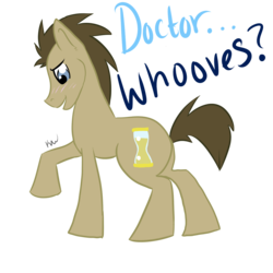 Size: 1300x1300 | Tagged: safe, artist:redcatartist, doctor whooves, time turner, earth pony, pony, g4, hooves, male, solo, stallion