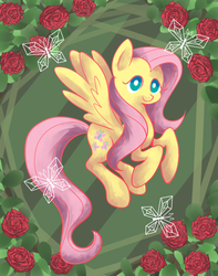 Size: 750x950 | Tagged: safe, artist:patty-plmh, fluttershy, g4, female, solo