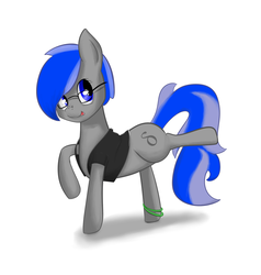 Size: 1996x2097 | Tagged: safe, artist:companioncube, oc, oc only, oc:gray daze, earth pony, pony, glasses, reference, simple background, solo, white background