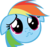 Size: 789x747 | Tagged: safe, artist:rainbro41, rainbow dash, pony, a friend in deed, g4, female, portrait, simple background, solo, transparent background, vector