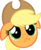 Size: 709x863 | Tagged: safe, artist:rainbro41, applejack, earth pony, pony, a friend in deed, g4, female, portrait, simple background, solo, transparent background, vector