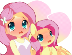 Size: 1200x932 | Tagged: dead source, safe, artist:loyaldis, fluttershy, human, equestria girls, g4, blushing, clothes, crying, cute, heart eyes, human ponidox, palindrome get, shyabetes, tank top, unshorn fetlocks, wavy mouth, wingding eyes