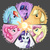 Size: 2100x2100 | Tagged: safe, artist:bratzoid, applejack, fluttershy, pinkie pie, rainbow dash, rarity, twilight sparkle, alicorn, pony, g4, female, high res, mane six, mare, twilight sparkle (alicorn)