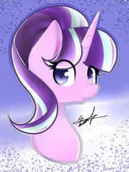 Size: 720x960 | Tagged: safe, artist:ratcat220, starlight glimmer, g4, female, portrait, signature, solo