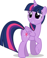 Size: 7000x8765 | Tagged: safe, artist:luckreza8, twilight sparkle, alicorn, pony, g4, the hooffields and mccolts, .svg available, absurd resolution, butt, cute, female, inkscape, looking back, mare, plot, raised hoof, simple background, solo, transparent background, twiabetes, twilight sparkle (alicorn), vector