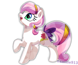 Size: 1279x1072 | Tagged: safe, artist:spookyle, oc, oc only, oc:crystal rose, crystal pony, pony, solo