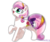 Size: 1279x1072 | Tagged: safe, artist:spookyle, oc, oc only, oc:crystal rose, crystal pony, pony, solo