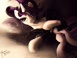 Size: 2000x1500 | Tagged: dead source, safe, artist:pedrohander, rarity, pony, unicorn, g4, clothes, female, solo
