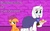 Size: 782x485 | Tagged: safe, artist:derjuin, scootaloo, g4, crossover, flowey, food, good end, photoshop, pie, ponified, scootalone, scootalove, toriel, undertale, when you see it