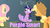 Size: 640x360 | Tagged: safe, edit, edited screencap, screencap, applejack, fluttershy, twilight sparkle, feeling pinkie keen, g4, my little pony: friendship is magic, butt, circling stars, derp, image macro, meme, plot, purple smart, purple text, tongue out