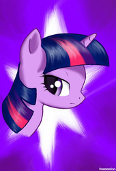 Size: 410x604 | Tagged: safe, artist:freeedon, twilight sparkle, g4, female, frown, solo