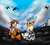 Size: 1006x900 | Tagged: safe, artist:alorix, arizona (tfh), velvet (tfh), cow, deer, reindeer, them's fightin' herds, armor, community related, crossover, dogfight, female, lava, lesbian, pilot, ship:velvezona, shipping, star wars, star wars battlefront, starfighter, stormtrooper, sullust, tie fighter, velvezona daily, x-wing