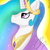 Size: 1200x1200 | Tagged: safe, artist:nexcoyotlgt, princess celestia, alicorn, pony, g4, female, solo