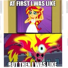 Size: 236x236 | Tagged: safe, sunset shimmer, equestria girls, g4, my little pony equestria girls, image macro, meme, picture for breezies, sunset satan