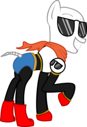 Size: 589x854 | Tagged: safe, artist:derjuin, pony, crossover, papyrus (undertale), ponified, simple background, solo, transparent background, undertale