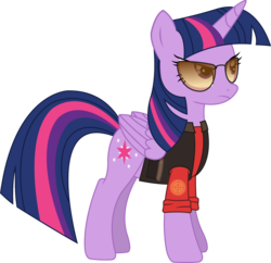 Size: 1655x1600 | Tagged: safe, artist:sketchmcreations, twilight sparkle, alicorn, pony, g4, clothes, crossover, female, glasses, mare, simple background, sniper, sniper (tf2), solo, team fortress 2, transparent background, twilight sniper, twilight sparkle (alicorn), vector