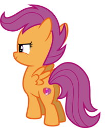 Size: 1392x1697 | Tagged: safe, artist:jeatz-axl, artist:sikander, edit, scootaloo, crusaders of the lost mark, g4, cutie mark, female, simple background, solo, the cmc's cutie marks, transparent background, vector