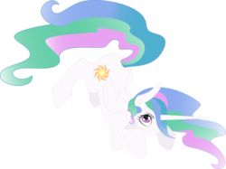 Size: 12640x9433 | Tagged: safe, artist:bloodgoldwings, artist:fourpony, princess celestia, pony, g4, absurd resolution, female, mare, simple background, solo, transparent background