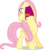Size: 6666x7620 | Tagged: safe, artist:luckreza8, fluttershy, pegasus, pony, g4, scare master, .svg available, absurd resolution, d:, faic, female, flutterscream, inkscape, mare, open mouth, scared, simple background, solo, transparent background, vector