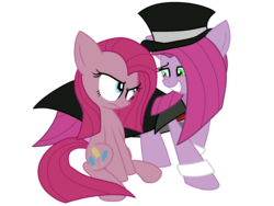 Size: 2000x1500 | Tagged: safe, artist:geraritydevillefort, pinkie pie, g4, dr jekyll and mr hyde, duality, miss pie, pinkamena diane pie