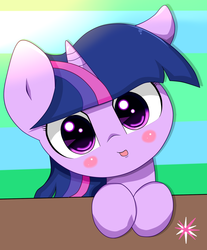 Size: 986x1190 | Tagged: safe, artist:papibabidi, twilight sparkle, g4, blushing, cute, female, solo, tongue out, twiabetes