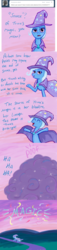 Size: 864x3779 | Tagged: safe, artist:caitmoffitt, trixie, pony, unicorn, g4, ask, comic, female, magic, mare, solo, trixie-tales, tumblr