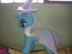 Size: 2048x1536 | Tagged: artist needed, safe, trixie, pony, unicorn, g4, female, irl, mare, photo, plushie, solo