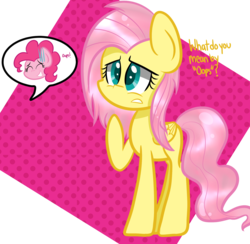 Size: 1638x1600 | Tagged: dead source, safe, artist:artypaints, fluttershy, pinkie pie, earth pony, pegasus, pony, g4, alternate hairstyle