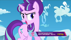 Size: 1920x1080 | Tagged: safe, screencap, starlight glimmer, g4, my little pony: friendship is magic, the cutie re-mark, discovery family logo, s5 starlight