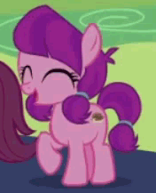 Size: 176x217 | Tagged: safe, screencap, lily longsocks, earth pony, pony, g4, the mane attraction, adorasocks, animated, cropped, cute, eyes closed, happy, horses doing horse things, lilydorable, prancing