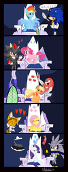 Size: 2000x5000 | Tagged: safe, artist:kaiamurosesei, applejack, fluttershy, pinkie pie, rainbow dash, rarity, g4, appleknux, crossover, crossover shipping, female, fluttertails, interspecies, knuckles the echidna, male, miles "tails" prower, shadow the hedgehog, shadpie, shipping, silvarity, silver the hedgehog, sonic boom, sonic the hedgehog, sonic the hedgehog (series), sonicdash, straight, twilight's castle