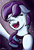 Size: 693x1022 | Tagged: safe, artist:johesy, coloratura, g4, my little pony: friendship is magic, the mane attraction, clothes, eyes closed, female, open mouth, rara, scene interpretation, signature, singing, solo, teary eyes, that was fast, the magic inside